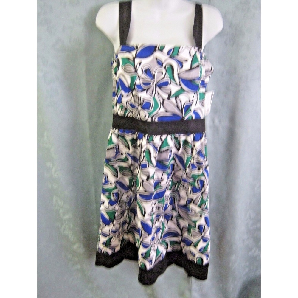 DBY Ltd. Sundress Size 14 NWT Bold Floral Print Fit & Flare Dress